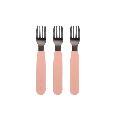 Filibabba silikone gafler, 3 stk Peach