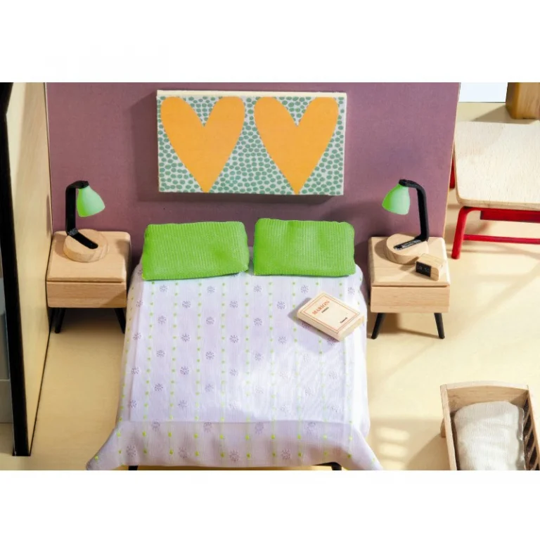 Djeco stort dukkehus, cubic house