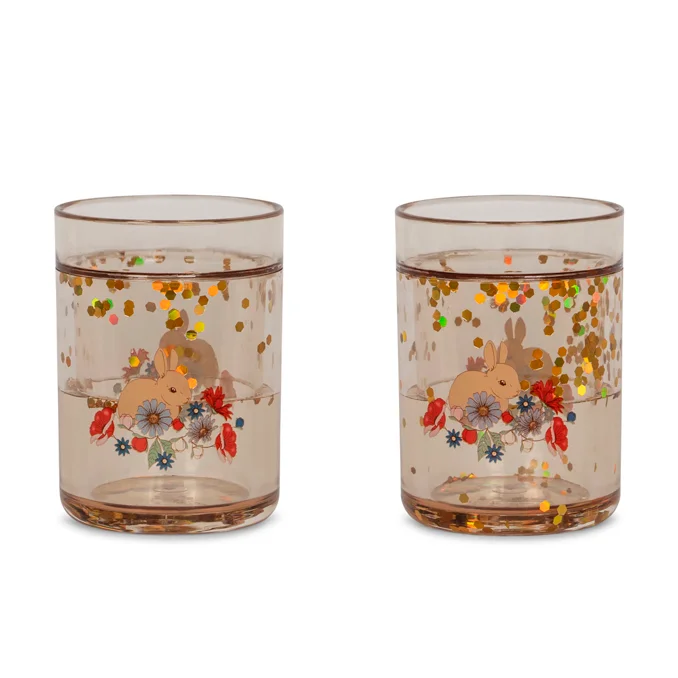 Konges Sløjd 2er-Pack Glitter Tassen, bunny tokki