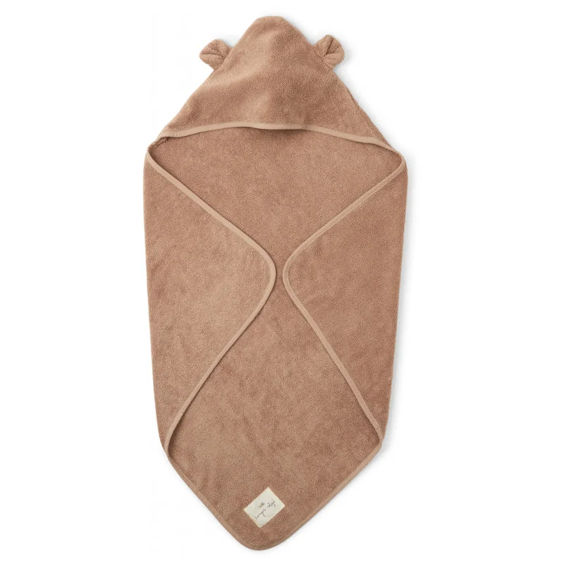 Konges Sløjd badehåndklæde m.hætte, Beige Tan