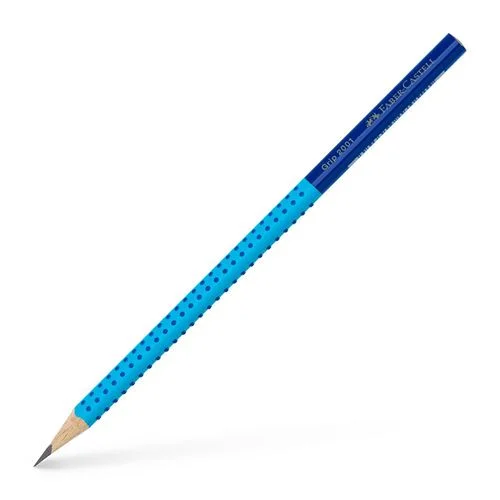 Faber-Castell grip blyant, 2-farvet blå