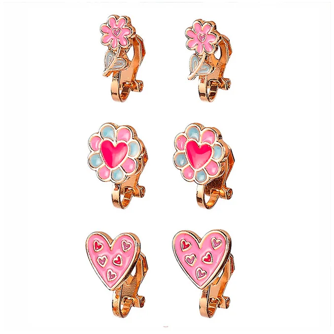 Souza 3er-Pack Ohrclips Blumen