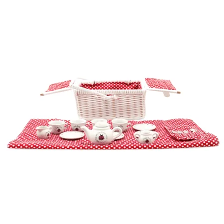 Magni Picknickkorb mit Marienkäfer-Aufdruck