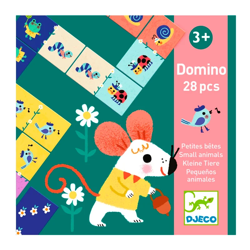 Djeco lærespil, Domino Små dyr