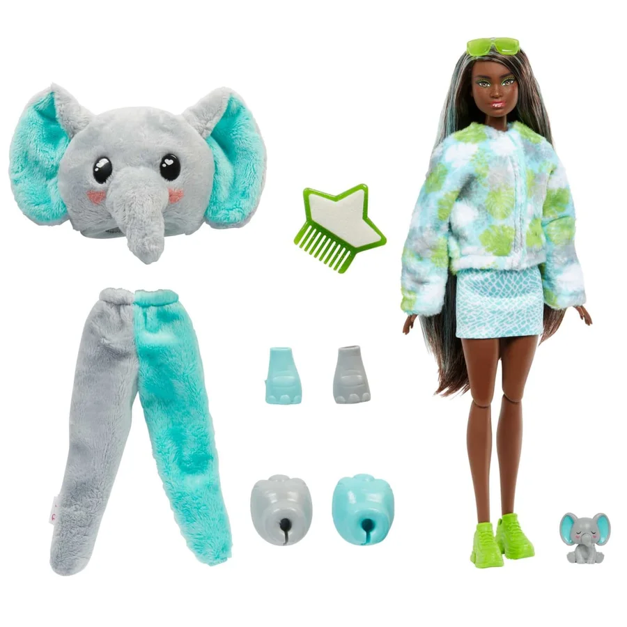 Barbie Cutie reveal jungle, elefant