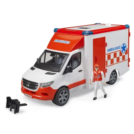 Bruder MB Sprinter Krankenwagen mit Fahrer