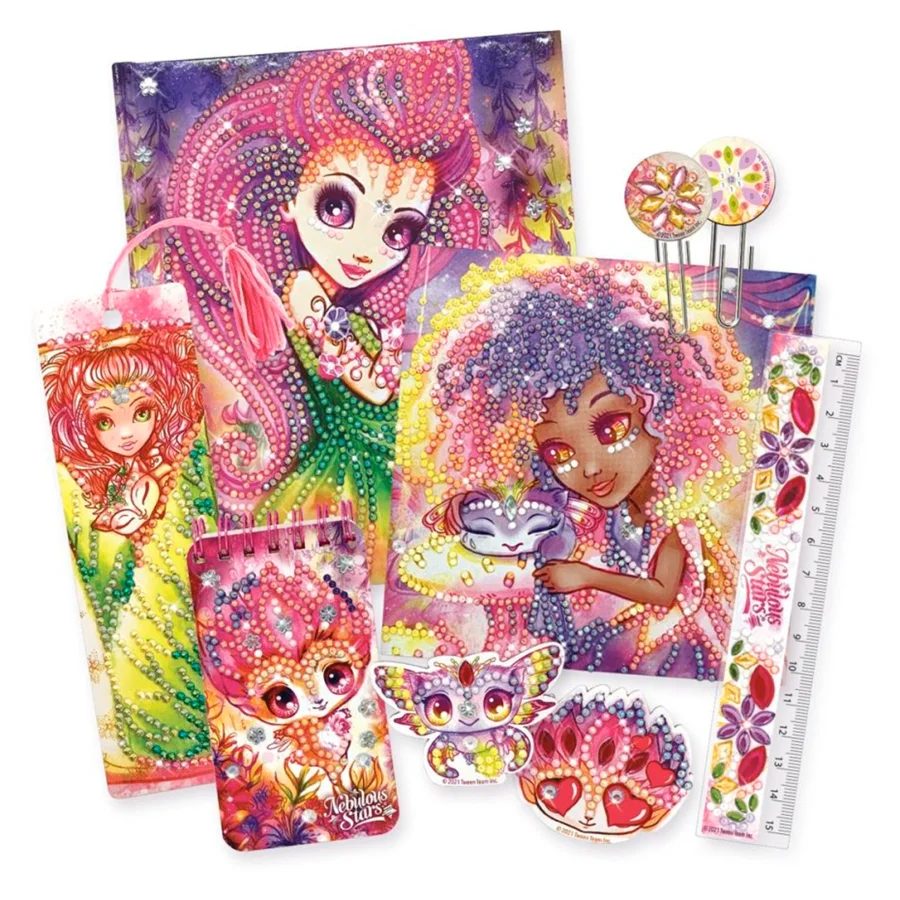 Nebulous Stars Schreibwaren Deluxe Set, Strass nach Zahlen