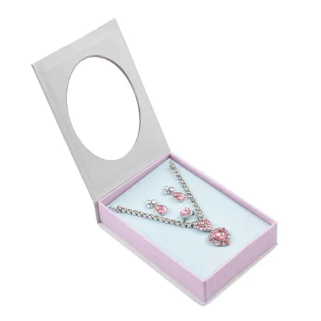Great Pretenders Schmuckset "The Marilyn", pink/silver 4 Stück