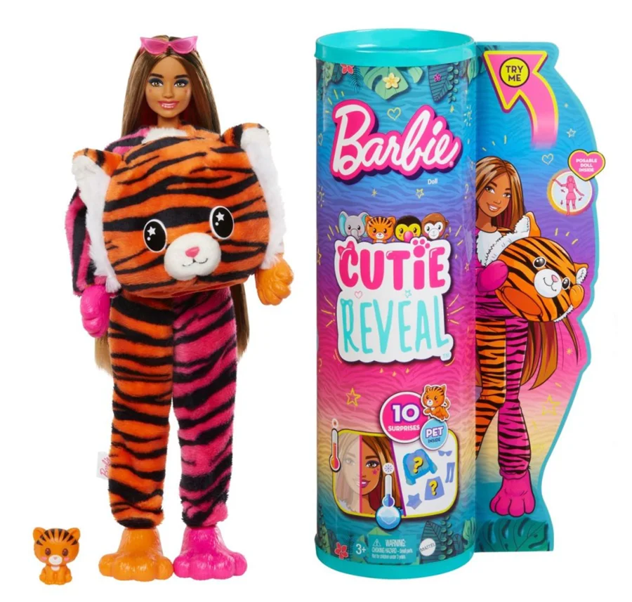 Barbie Cutie reveal jungle, tiger