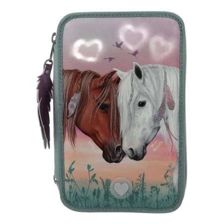 Miss Melody Dreifach-Federtasche mit LED, Creative Studio