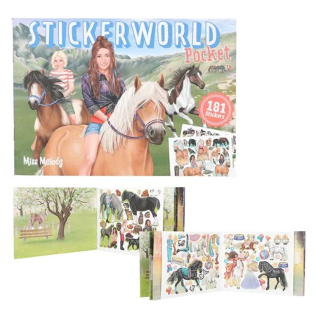 Miss Melody Stickeralbum im Taschenformat, Creative Studio