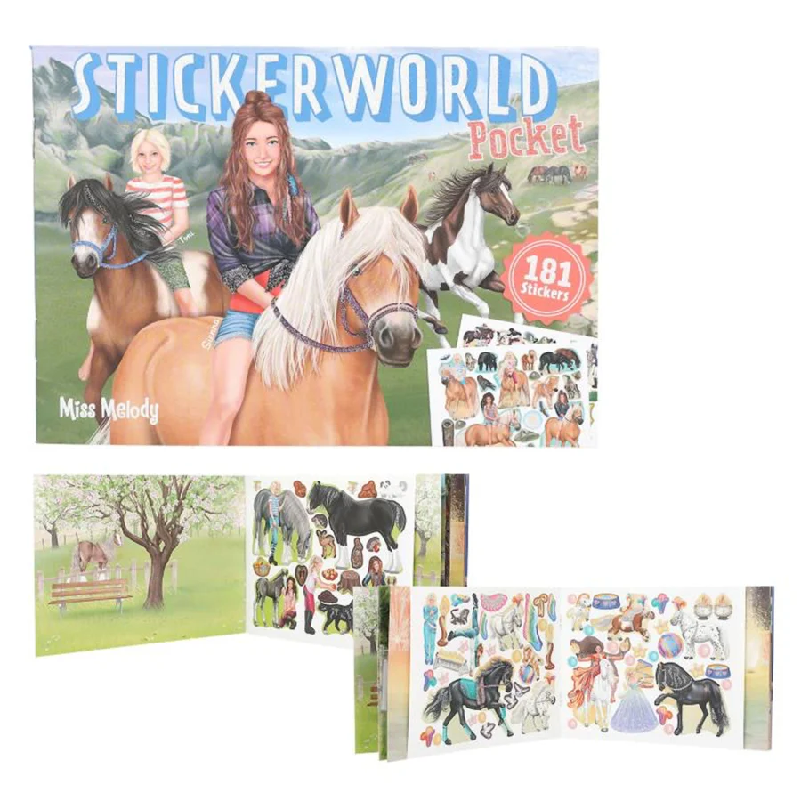 Miss Melody Stickeralbum im Taschenformat, Creative Studio