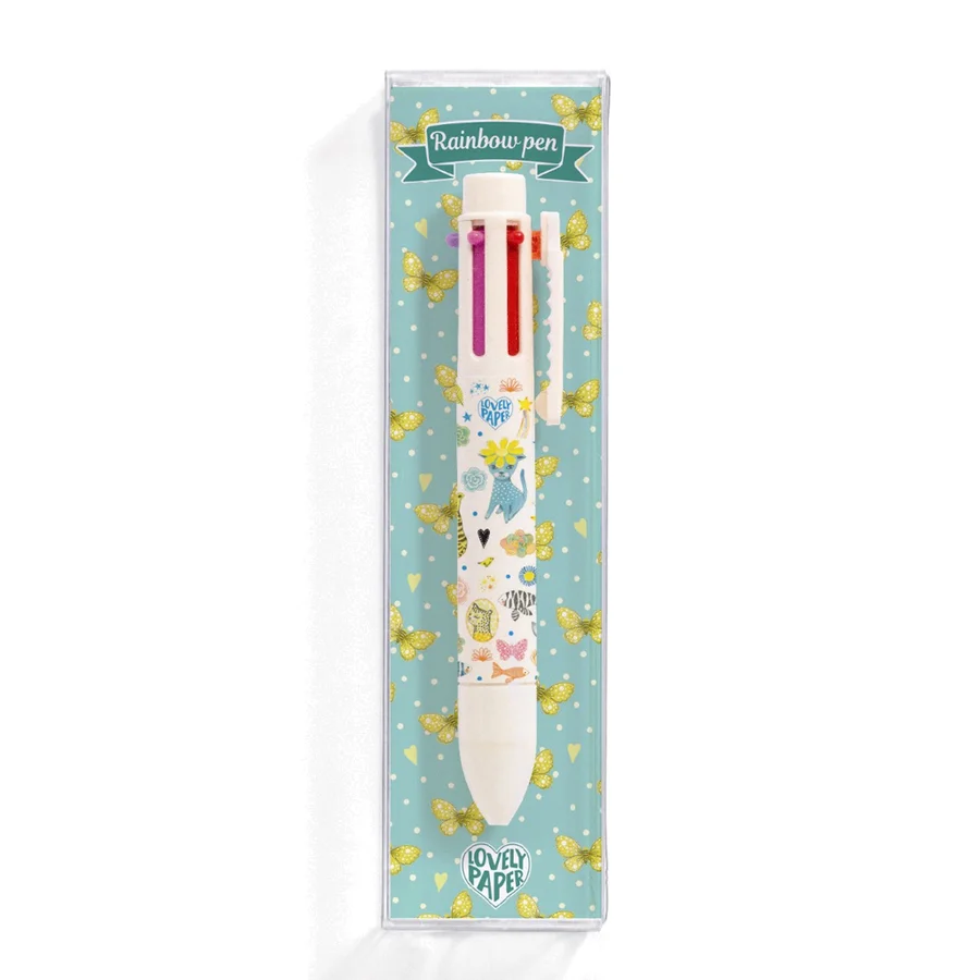 Djeco Lovely Paper Kugelschreiber Rainbow - Elodie