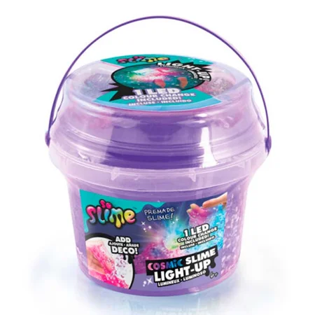 SO SLIME kosmicher Schleim im Pott, lila