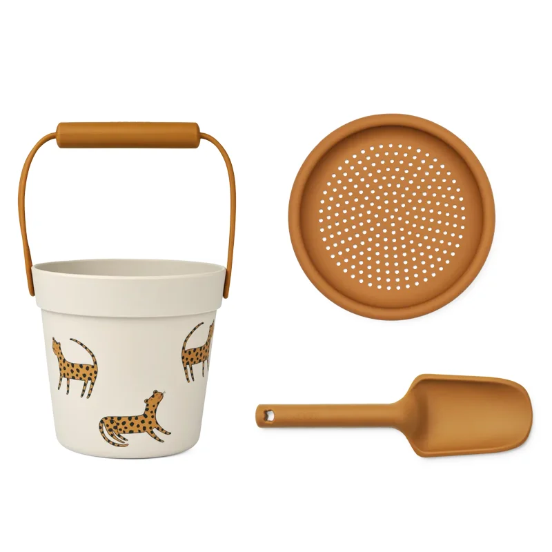 LIEWOOD Elmo Strandset, leopard sandy