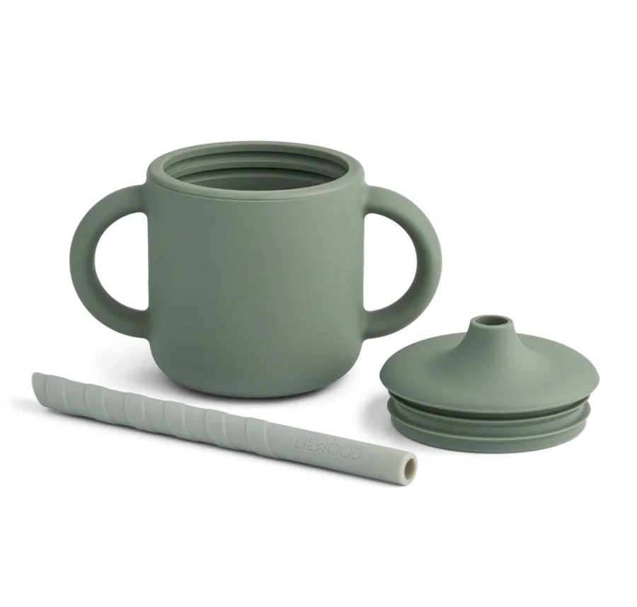 Liewood Trinklernbecher, faune green/blue mix