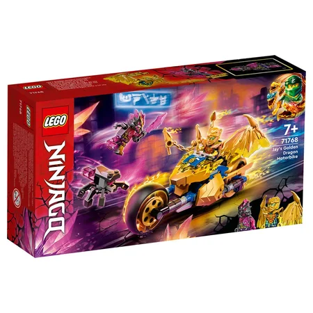 LEGO NINJAGO Jays Golddrachen-Motorrad