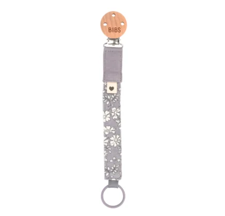 BIBSxLiberty Schnullerkette, Capel fossil grey