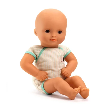 Djeco Pomea Puppe, Green, 32 cm