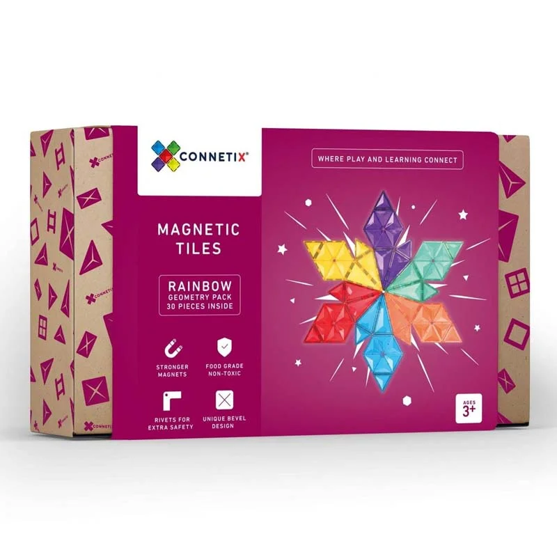 CONNETIX Magnetbausteine, Geometry - 30 Teile