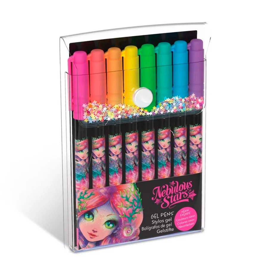 Nebulous Stars Gel Stifte 8 Stk, neon