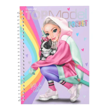 Taschenmalbuch, Jill & Cookie, Topmodel 