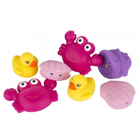 Playgro badedyr, 7 havdyr pink