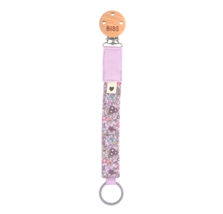 BIBSxLiberty Schnullerkette, chamomile lawn/ violet sky