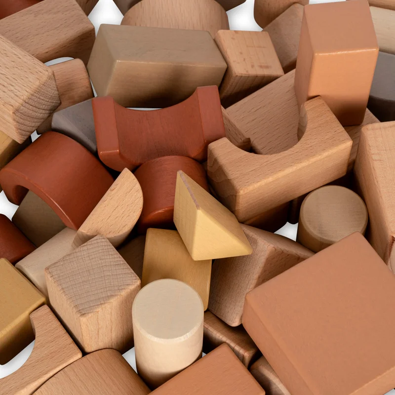KONGES SLØJD "A Bag of Blocks" Holzbauklötze, multi