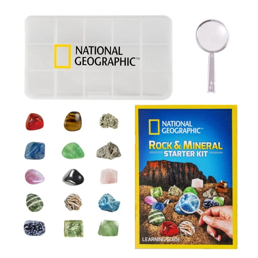 National Geographic sten og mineraler startersæt
