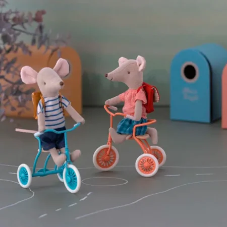 Maileg, Abri á Tricycle, Maus - koralle