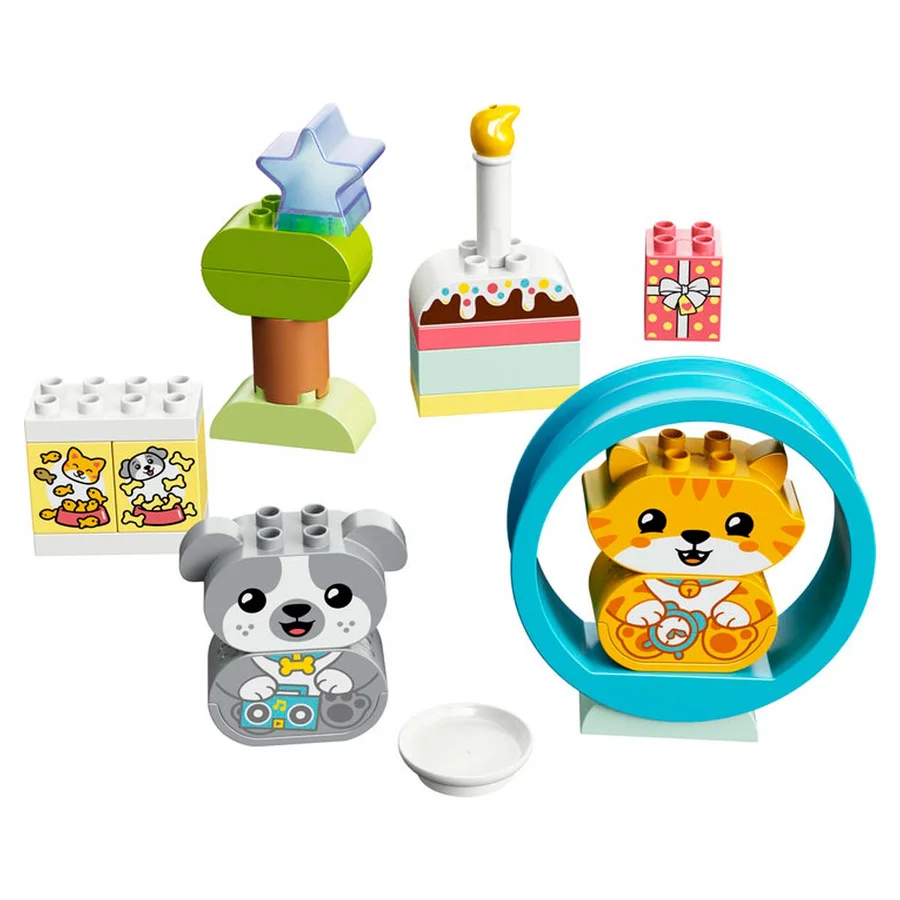 LEGO DUPLO Mein erster Welpe und Babykätzchen mit Ton