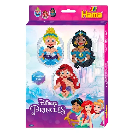 Hama gaveæske lille, midi perler - Disney Prinsesser