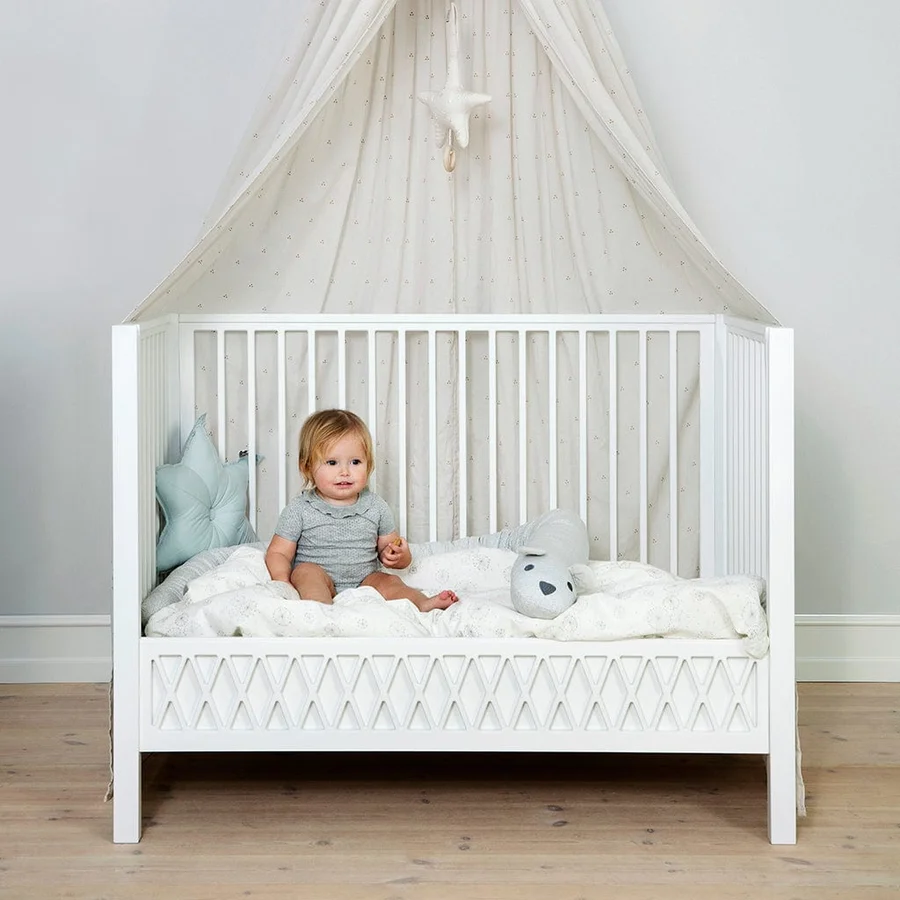 Cam Cam Harlekin Babybett, weiß