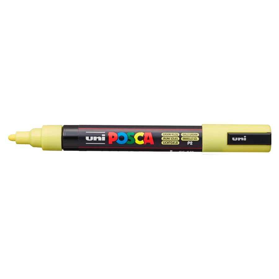 Posca marker PC-5M, sunshine
