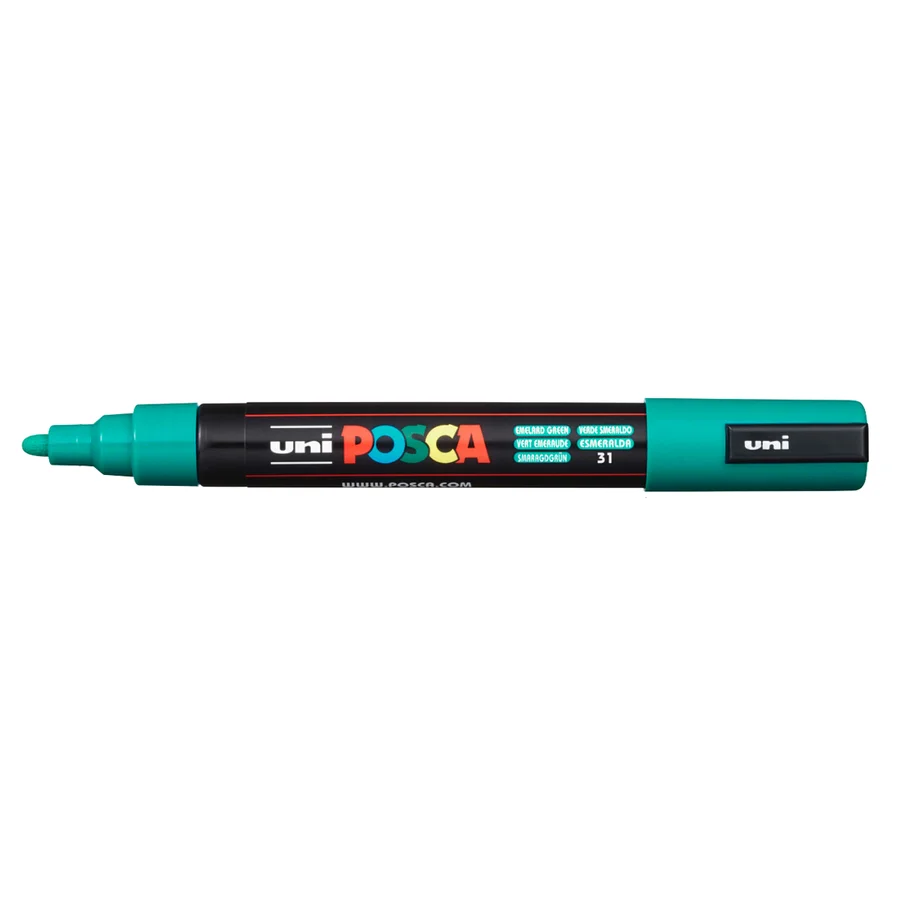 Posca marker PC-5M, smaragdgrøn