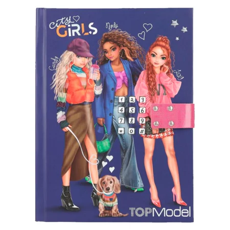 TOPModel Tagebuch mit Code und Musik, City girls