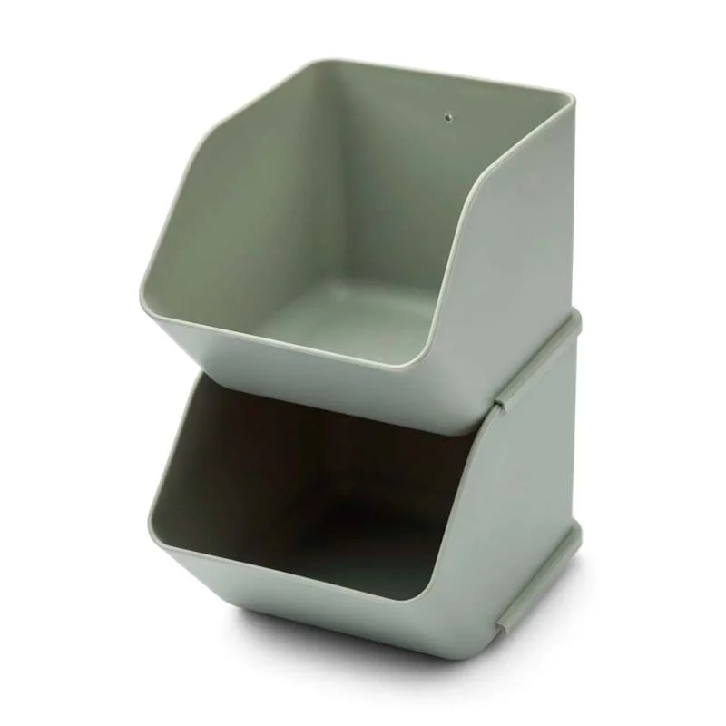Liewood 2er-Pack Rosemary Desktop Organizer, dove blue