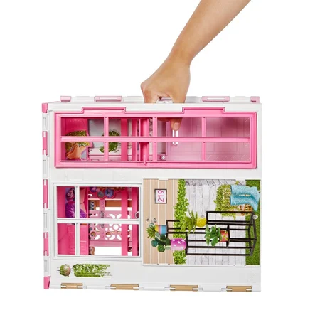 Barbie dukkehus inkl 1 dukke og acc.