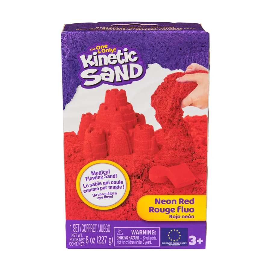 Kinetic Sand Neon, rot