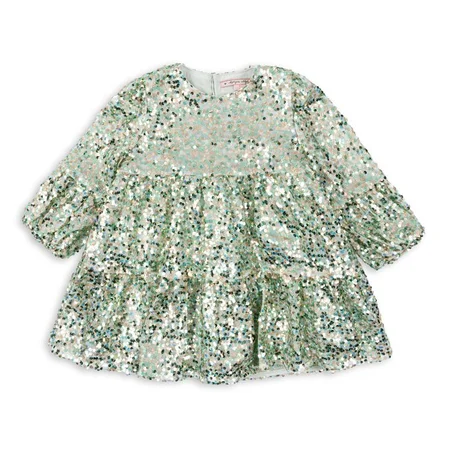 Konges Sløjd Lila Paillettenkleid, grün