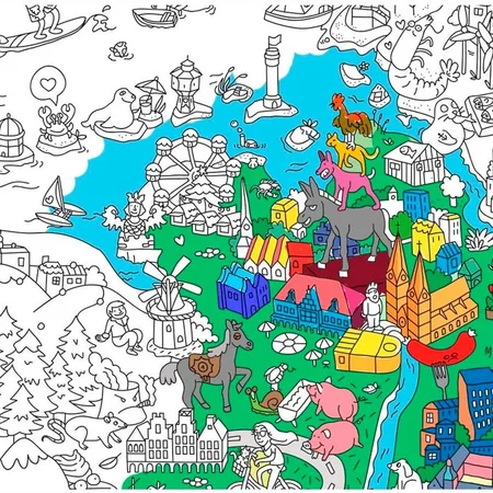 Omy Plakat zum Anmalen 100x70, Deutschland