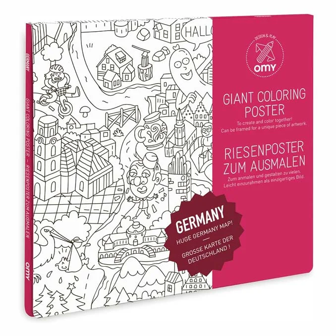 Omy Plakat zum Anmalen 100x70, Deutschland
