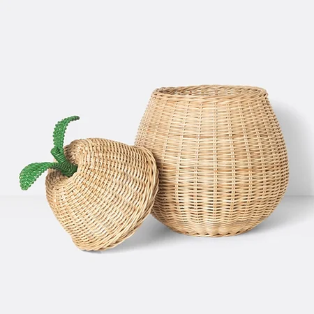 Ferm Living geflochtener Korb, Birne
