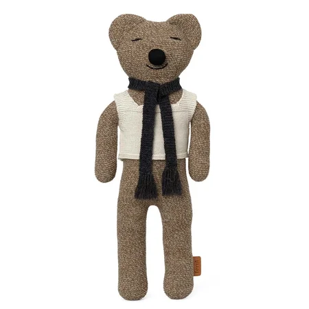 Ferm Living Teddybär aus gestrickter Merinowolle
