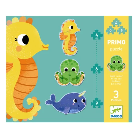 Djeco primo puslespil, Havets dyr