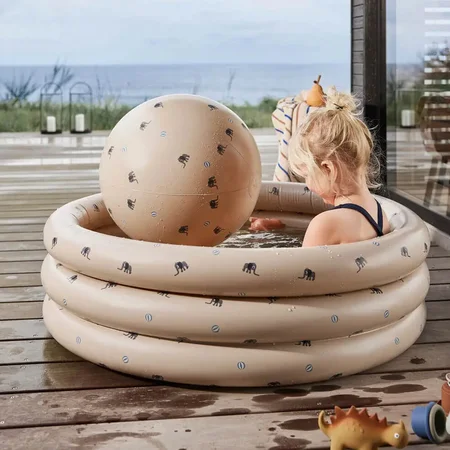 OYOY kleiner Pool & Badeball, Elefant