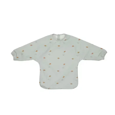 OYOY Lätzchen mit Ärmeln, Dino Dusty Green