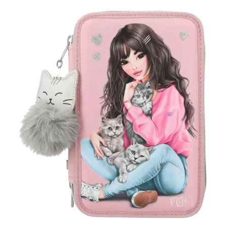 Dreifach-Federtasche Kitty und Doggy, Topmodel