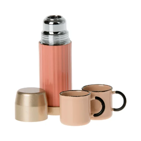 Maileg Thermoskanne und Becher, koral